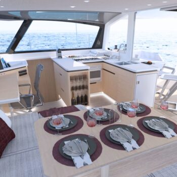 Seawind 1370 Sidetracked Sailing catamaran Internal view