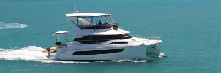 Why Knot Aquila 44.3 Power Catamaran Banner